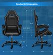 Gaming Chair, Backrest and Seat Height Adjustable Swivel Recliner Racing Office Computer Ergonomic Video Game Chair