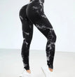 Women Tie Dye Yoga Pants Sports Leggings Seamless High Waist Push Up Tights Female Fitness Workout Leggins 2024 Gym Clothing