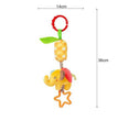 11pcs optional,baby crib bell rattle baby stroller hanging bell multifunctional pinch bright colours to attract baby's attention