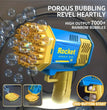 40 Hole Rocket Launcher Handheld Portable Electric Automatic Bubble Gun Party Birthday Gift Toy(without Bubble Water)