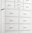 Dresser for Bedroom with 16 Drawers, Tall Chests of Drawers, Organizer, Dressers Bedroom Furniture for Closet Entryway