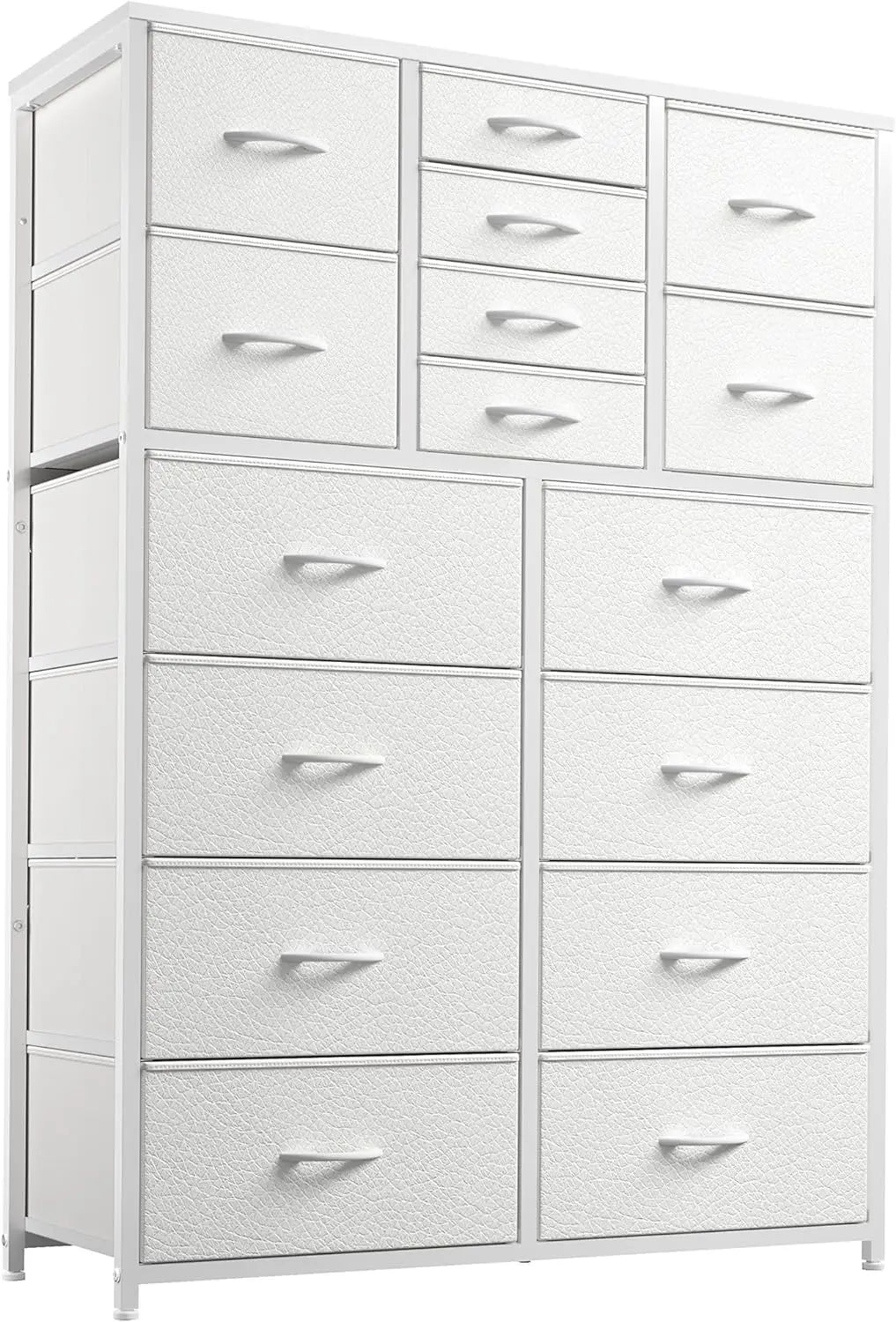 Dresser for Bedroom with 16 Drawers, Tall Chests of Drawers, Organizer, Dressers Bedroom Furniture for Closet Entryway