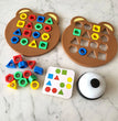 1 Set Little Bear Geometry Matching Puzzle Puzzle Montessori Education Block Parent Child Interactive Board Game