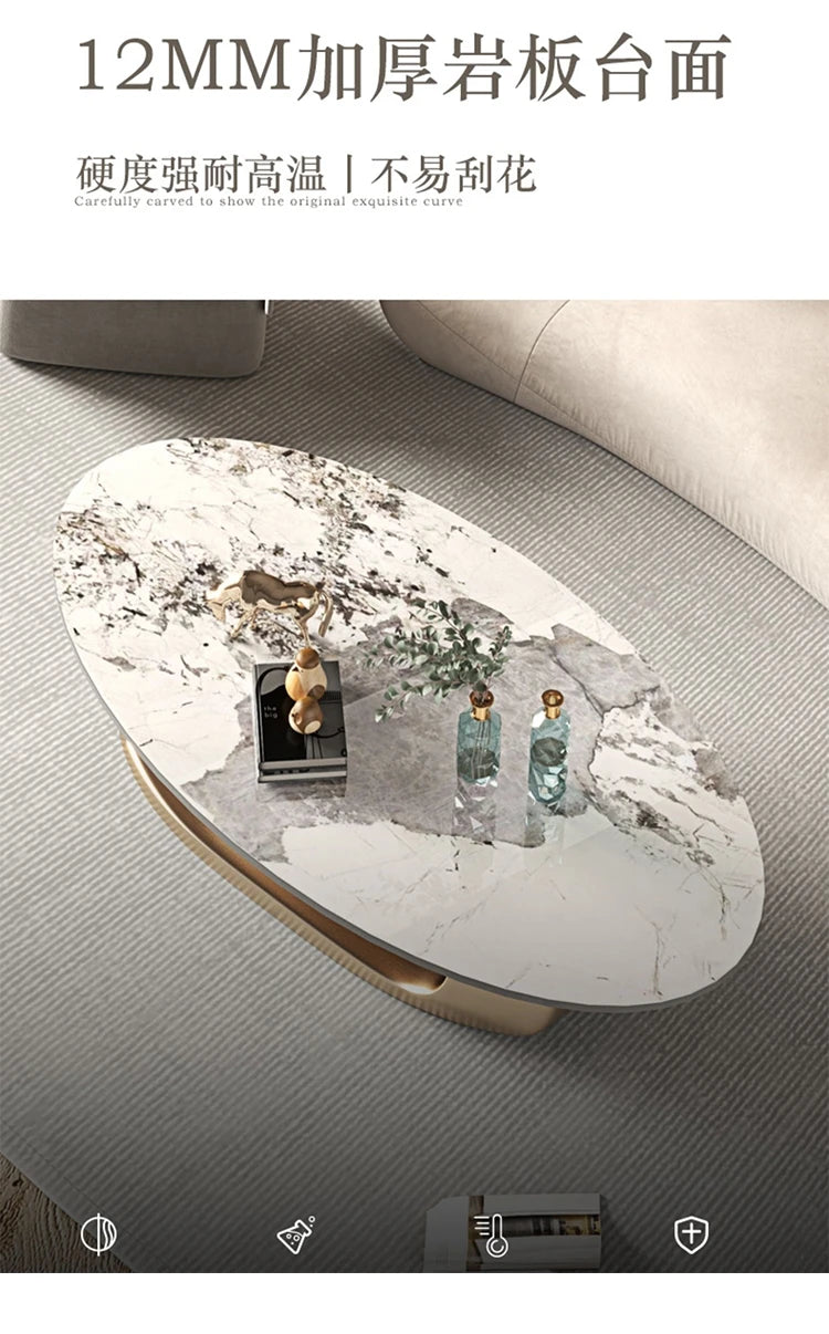 Nordic Living Room Coffee Tables Modern Design Decor Oval Coffee Tables Minimalist Mesa De Centro De Sala Home Furniture