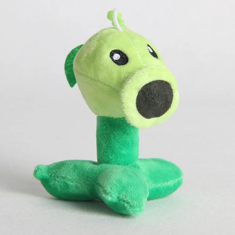 Plants vs Zombies Plush Pendant Toys Peashooter Cherry Bomb PVZ Sunflower Squash Split Pea Soft Stuffed Doll Bag Charm Kids Gift