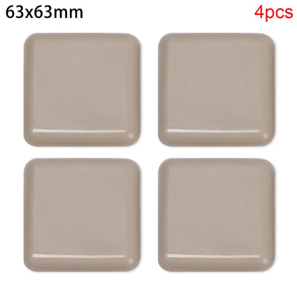 4pcs Furniture Leg Slider Pads Anti Scratch Easy Move Heavy Furniture Thickened Moving Pad Anti-abrasion Floor Protector Mat