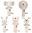 Baby Plush Rattle Cartoon Animals Crib Mobile Bed Bell Toys 0-12 Months Infant Toddler Early Educational Toy for Newborn  Gifts