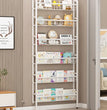 Over The Door Storage Rack Multi Layer Bathroom Load bearing Wall Hanging Shelf Kitchen Condiment Cabinet Door Rear