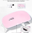 6W Mini Nail Dryer Machine Portable 6 LED UV Manicure Lamp Home Use Nail Lamp For Drying Polish Varnish With USB Cable