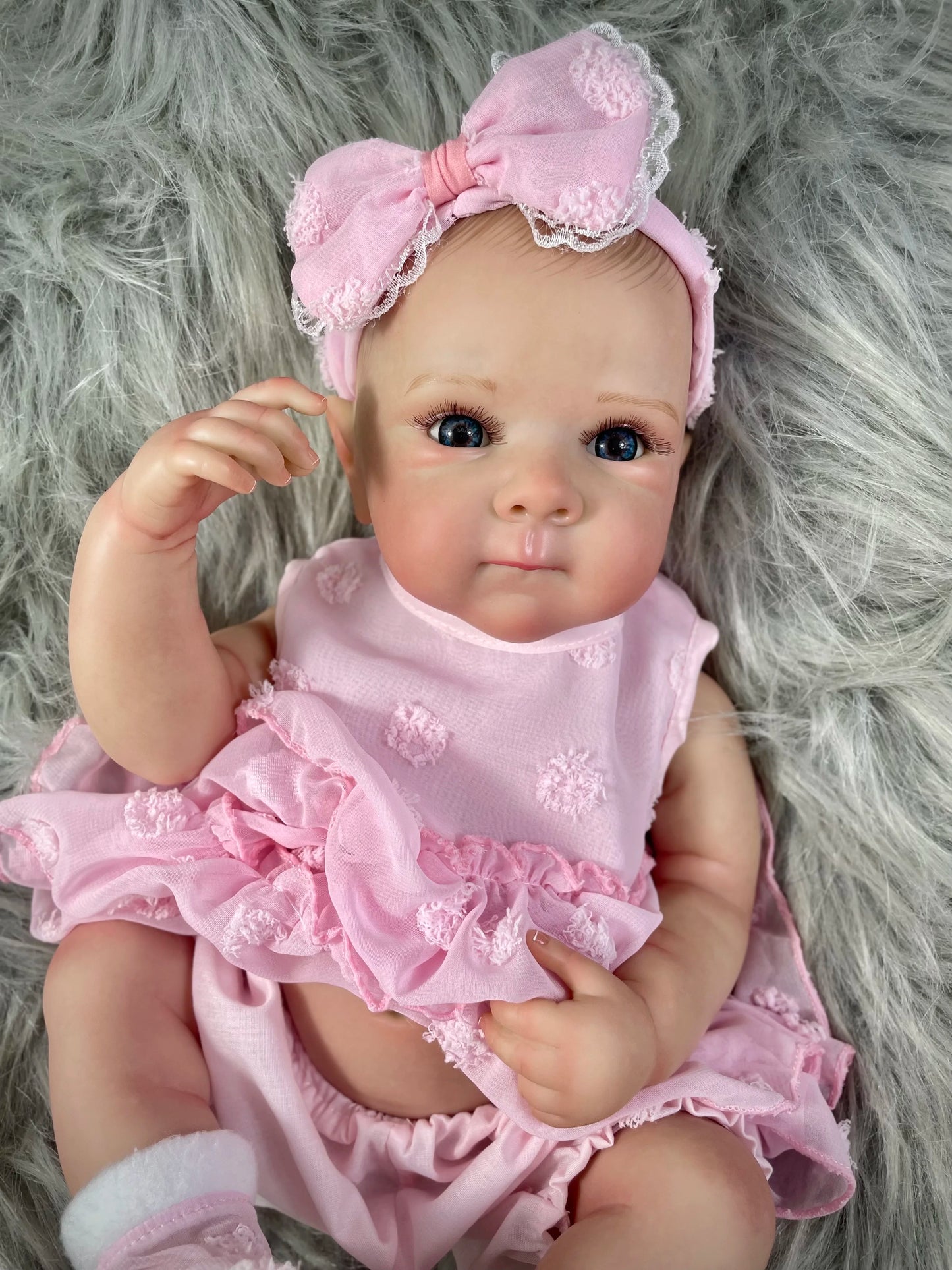 18 Inch Bettie Full Body Soft Silicone Vinyl Girl Reborn Baby Doll With Painted Lifelike Hair Bebe Reborn Toys