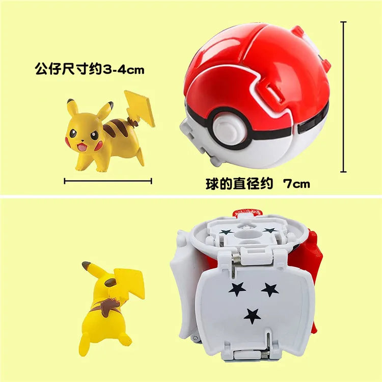 Pokeball Pokemon Figurine Elf Ball Anime Figure Cartoons Pikachu Charizard Pocket Monster Pet Anime Action Model Toy Kids Gifts