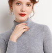 Women Fall Turtleneck Sweater Knitted Soft Pullovers Cashmere Jumpers Basic Soft Sweaters For Women 2024 Autumn Winter