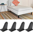 4 Pcs Adjustable Metal Furniture Leg Sofa Bed TV Cabinet Legs Black Furniture Feet Thick Aluminum Alloy Table Cabinets Feets