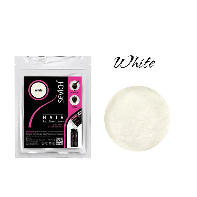 Sevich Hair Fibers Regrowth Powder Keratin Hair Building Fiber Powder Instant Hair Growth Concealer Applicator Hair Loss Product