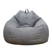 Large Small Lazy Sofas Cover Chairs without Filler Linen Cloth Lounger Seat Bean Bag Pouf Puff Couch Tatami Living Room Beanbags