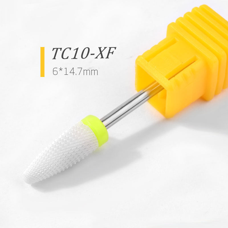 Ceramic Nail Drill Bits Milling Cutter Nail Files Grinding Head Electric Pedicure Manicure Polish Cuticle Clean Nail Art Tools