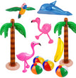 Inflatable Flamingo Toys for Children Inflatable Swimming Pool Float Toy Garden Pool Party  Decor Hawaiian Event Party Supplies