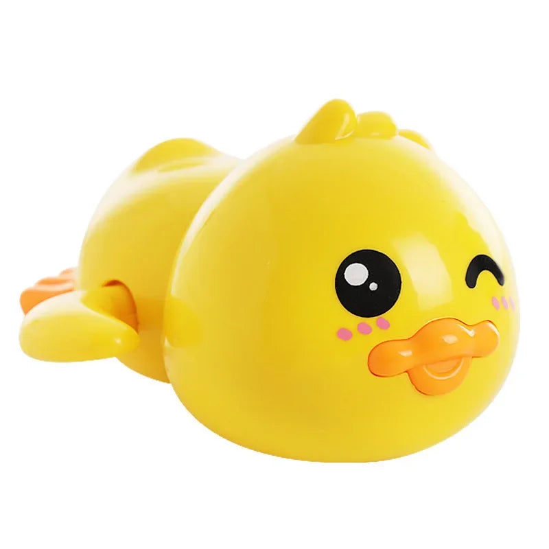 Bath Toys Cute Swimming Duck for Toddlers 1-3 Years Old Floating Wind Up for Boy Girl New Born Baby Bathtub Toddle Plastic Toys