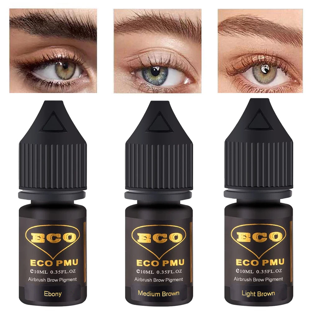 Eyebrow Tint Airbrush Brow Pigment for Hybrid Dye&Tint 10ml Tattoo Ink Supplies Tinta para tatuar Maquiagem Makeup Maquillaje