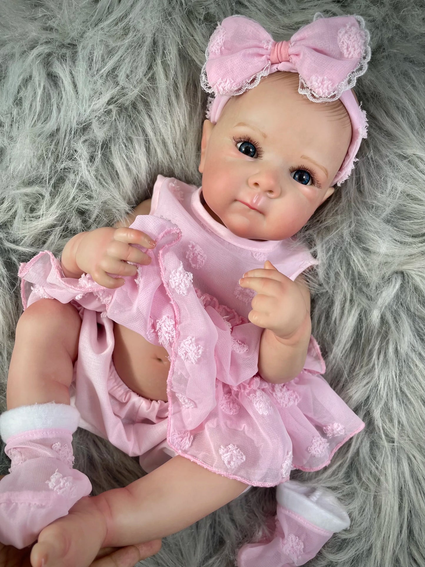 18 Inch Bettie Full Body Soft Silicone Vinyl Girl Reborn Baby Doll With Painted Lifelike Hair Bebe Reborn Toys