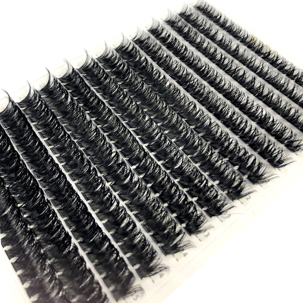 30D 40D 60D 80D Mixed Tray Individual Lashes 3D Russia Volume Eye Lashes Soft Natural Lashes Mink Lash Cluster False Eyelashes