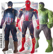 17cm Marvel Spiderman Model Anime Action Figures Spider-Man captainironman Luminous Children's Toys decorationdolls Gifts