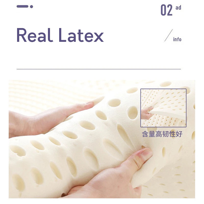 Thailand Natural 100% Latex Mattress Wholesale Student home hotel luxury top Tatami Mat Royal Gift Latex Mats With Cover