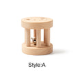 9 in 1 Wooden Montessori Toys Rattle Bell Drum Column Set Musical Instruments Sensory Early Baby Toy Toddler Education