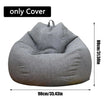 Large Small Lazy Sofas Cover Chairs without Filler Linen Cloth Lounger Seat Bean Bag Pouf Puff Couch Tatami Living Room Beanbags