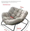 X&D Human Bird Nest Rattan Weaving Rocking Chair Leisure Sofa Home Balcony Single Lazy Sofa Rocking Chair Rattan Chair Can Sleep