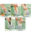 Kitchen Manual Vegetable Slicer Stainless Steel Vegetable Slicer Shredder Cutter Potato Shredders Garlic Carrot Grater Chopper