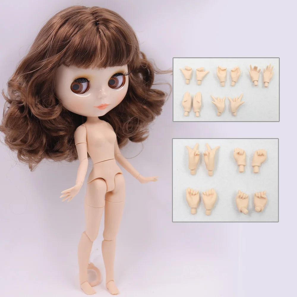 ICY DBS blyth doll 1/6 bjd toy joint body white skin shiny & matte face 30cm on sale special price toy gift anime doll