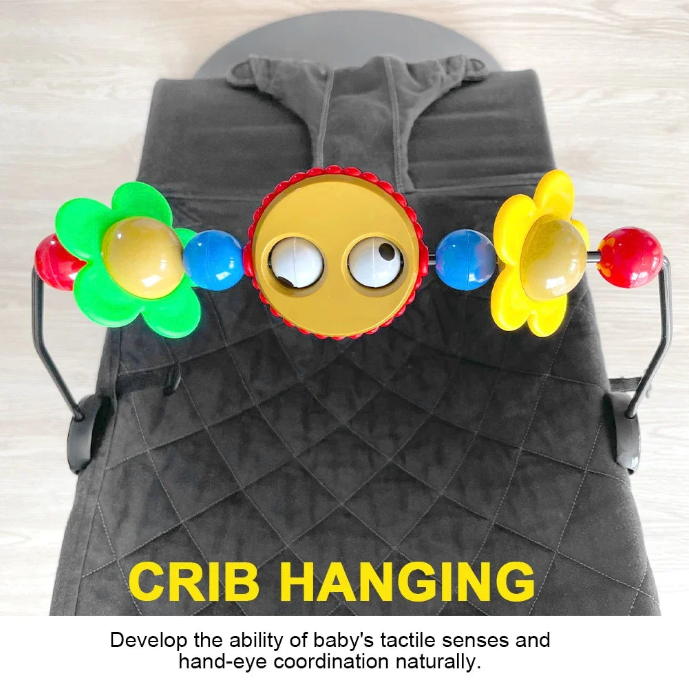 Baby Rocking Chair Toy Babysitter Cradle Hanging Spiral Rattle Newborn Stroller Play Arch Bed Toys for Babies Car Seat Toys