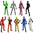 Titan 13 Action Figures T13 Figure 3D Printed Multi-Jointed Movable Lucky 13 Action Figure Nova 13 Action Figure Dummy