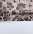 Women Tulle Leopard Print Top with Bandeau Off-the-shoulder Straight-cut Neckline Summer Casual Girls for Summer Blouse