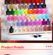 LILYCUTE 6Pcs/Set Gel Nail Polish Popular Colors In Autumn Semi Permanent Soak Off UV LED Nail Art Gels Nail Gel Polish