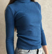 Women Fall Turtleneck Sweater Knitted Soft Pullovers Cashmere Jumpers Basic Soft Sweaters For Women 2024 Autumn Winter