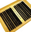 320 Bundles 60D/80D/100D Cluster Eyelash Extension Thick Style Individual Eyelashes Handmade Eyelash Bundles 5D Fluffy Mink Lash