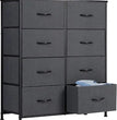 Dresser for Bedroom Tall Drawer Dresser Organizer Storage Drawers Fabric Storage Tower with 8 Drawers, Chest of Drawers