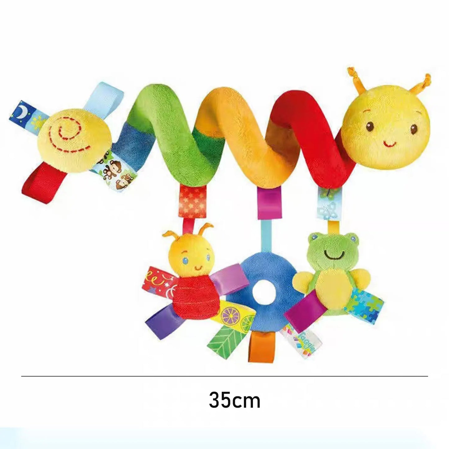 11pcs optional,baby crib bell rattle baby stroller hanging bell multifunctional pinch bright colours to attract baby's attention