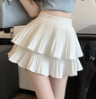 Mini Skirt Cute Sexy Balletcore Elastic High Waist Ball Gown Ruffle Patchwork Lolita Skirt Short Korean Sweet Y2K Women Clothing