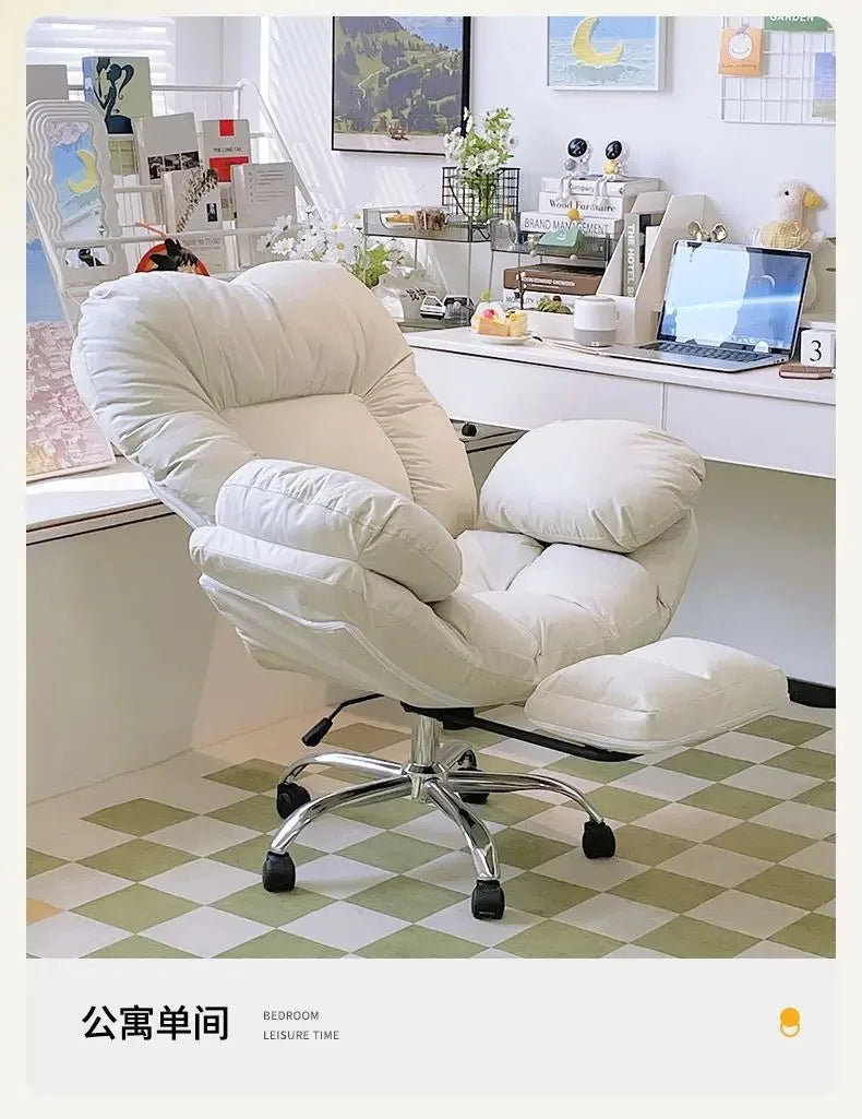 Lazy Computer Sofa Chair Home Comfortable Sedentary Backrest Desk Chair Bedroom Lazy Chair Office Chair Ergonomic Game Chair