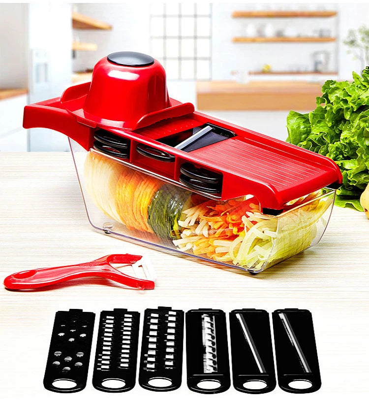 Multipurpose Vegetable Chopper - Kitchen Tool for Cutting and Slicing, Vegetable Slicer