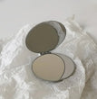 Handheld Double-Sided Small Mirror Portable Makeup Folding Flip For Student Dormitory Cute Small Mirror