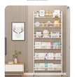 Over The Door Storage Rack Multi Layer Bathroom Load bearing Wall Hanging Shelf Kitchen Condiment Cabinet Door Rear