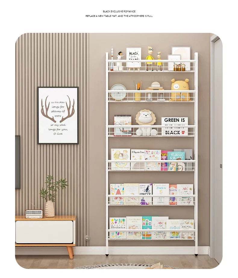 Over The Door Storage Rack Multi Layer Bathroom Load bearing Wall Hanging Shelf Kitchen Condiment Cabinet Door Rear