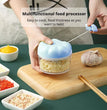 1pc Blue/Pink Manual Garlic Masher Hand Pull Kitchen Household Type Garlic Blender Braised Minced Garlic Kitchen Gadgets