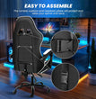 Gaming Chair, Backrest and Seat Height Adjustable Swivel Recliner Racing Office Computer Ergonomic Video Game Chair