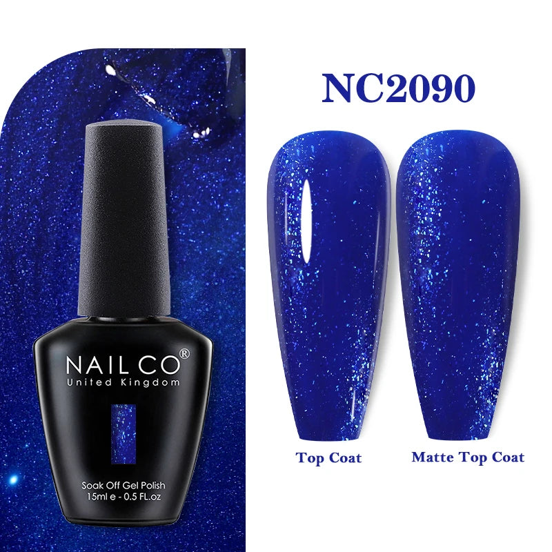 NAILCO 15ml Nail Gel Polish Vernis Semi Permanent UV Varnish Nails Art Manicure Design TOP BASE Hybrid Nail Supplies Nail Glue