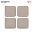 4pcs Furniture Leg Slider Pads Anti Scratch Easy Move Heavy Furniture Thickened Moving Pad Anti-abrasion Floor Protector Mat